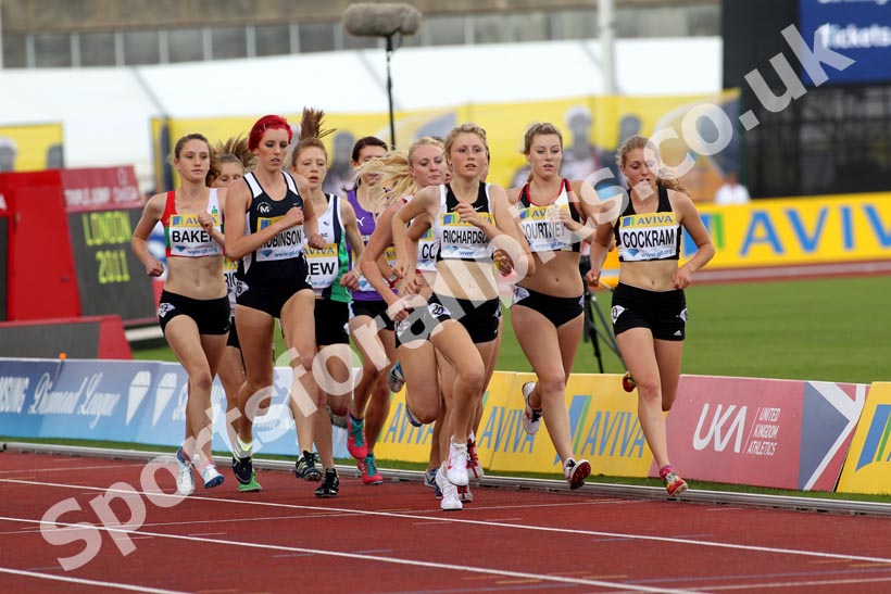 Women's 3000 metres Under-20s, 2011 Aviva London Grand Prix